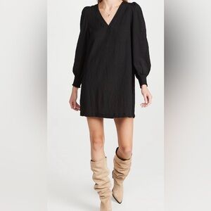 BB Dakota by Steve Madden Black Long Sleeve Mini Dress Size XS